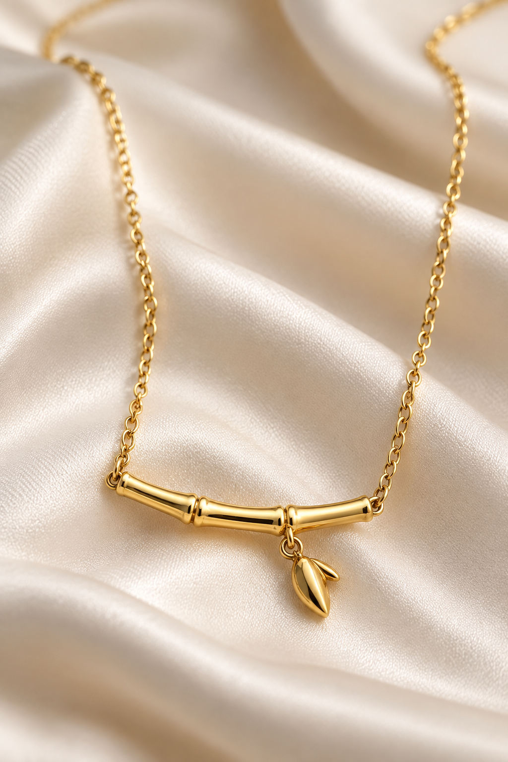Bamboo Leave Necklace